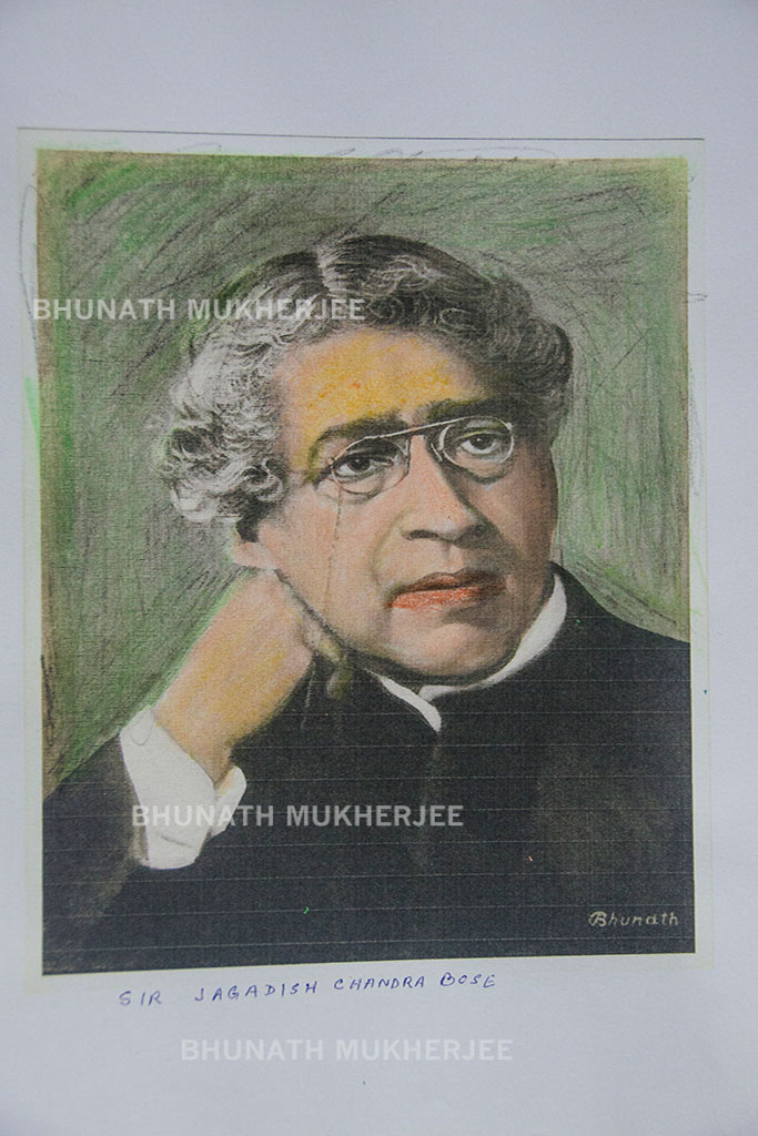 DN Art Jagadish Chandra Bose Portrait  Unframed Canvas Print Rolled 12x18  inchPoster  Amazonin Home  Kitchen